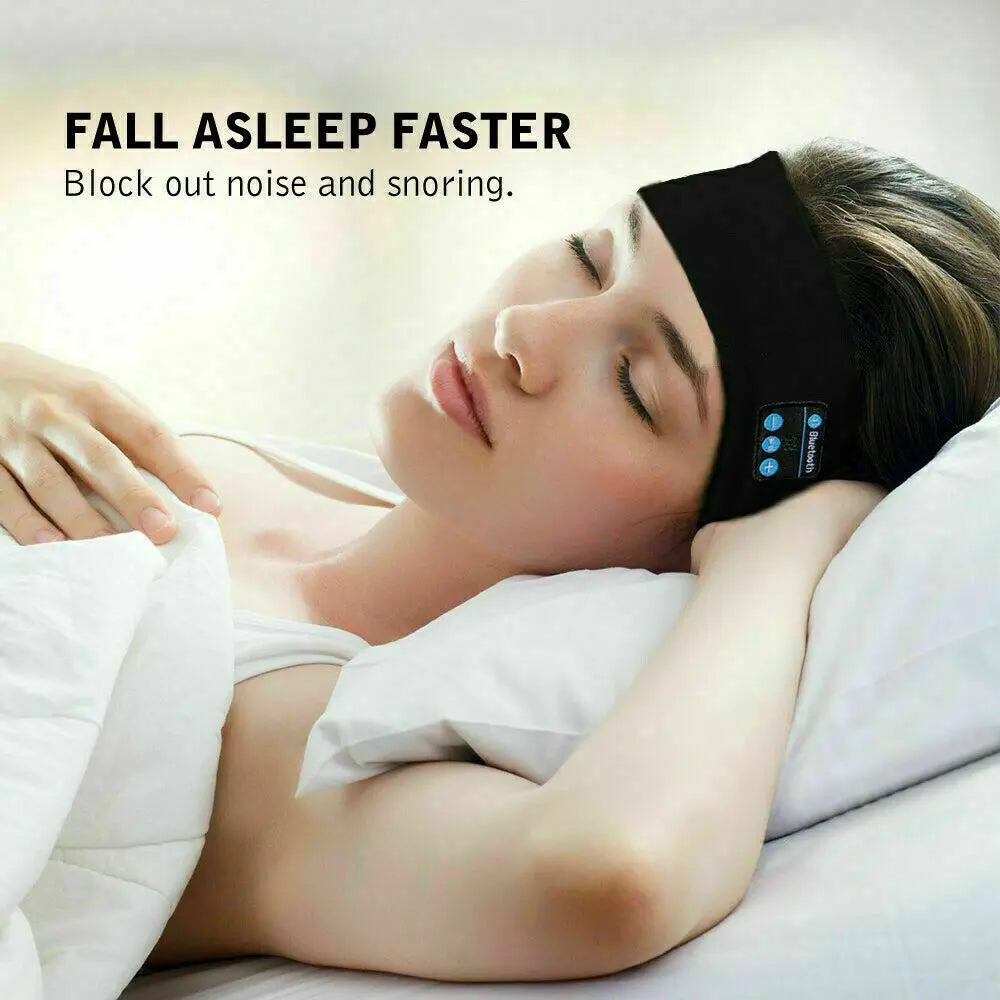 Écouteurs sans fil Bluetooth, bandeau pour dormir, course à pied, stéréo, casque de sport, chapeau de musique avec micro, casque pour téléphone intelligent