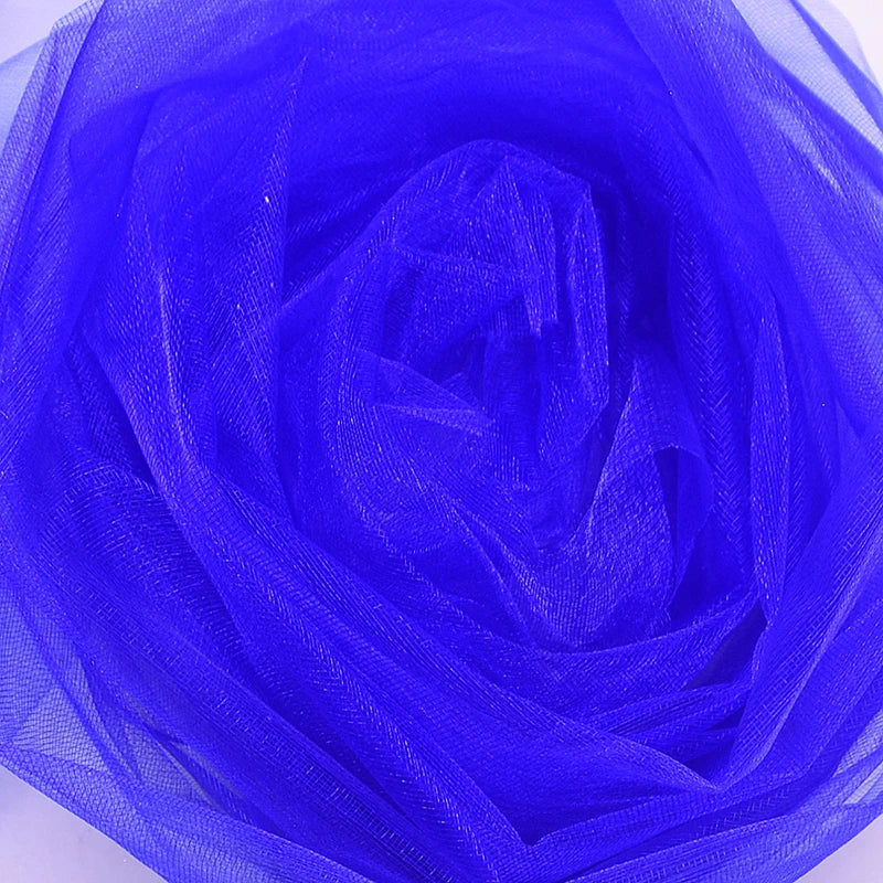 48cm * 5mètre Tissu de rouleau de tulle en organza de cristal transparent pour le drapage Cérémonie de mariage Fête Décoration de la maison Décoration du Nouvel an