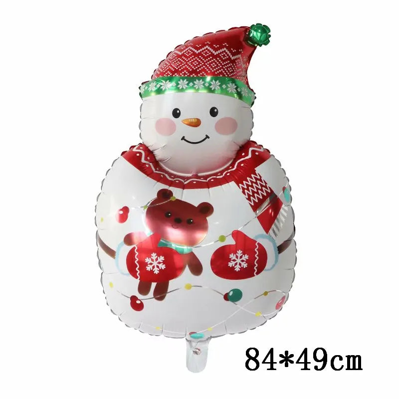 Ballon bonhomme de neige père Noël ballons arbre de noël décoration