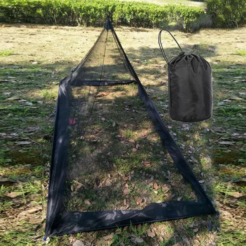 Moustiquaire Portable triangulaire, pour loisirs, Camping, anti-insectes, voyage, tente, fournitures d'extérieur
