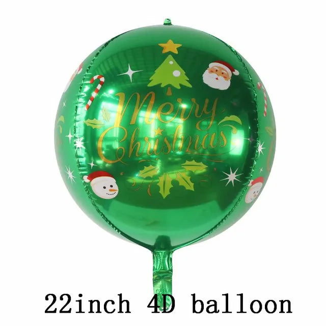 Ballon bonhomme de neige père Noël ballons arbre de noël décoration
