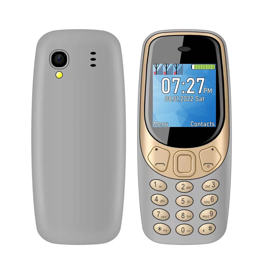 SERVO Petit Téléphone Portable Bluetooth Dialer voix Magique Faible Rayonnement Téléphone Enregistrement D'appel 2/3 SIM GSM Débloqué Mini Téléphone Portable