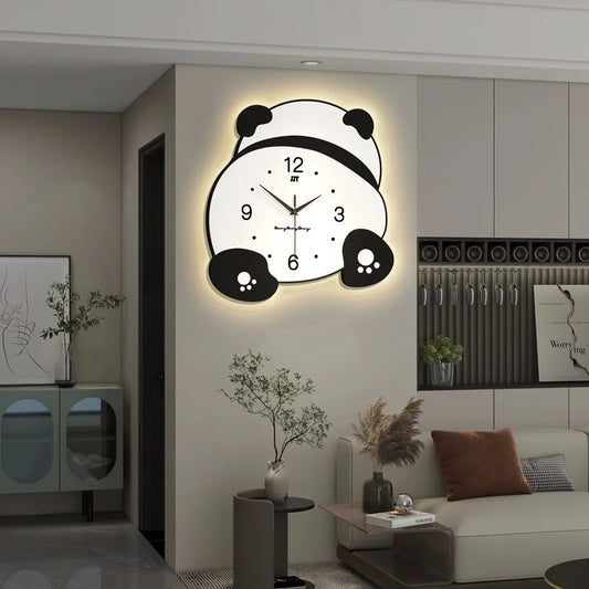 Nouvelle Annonce 40X40CM Horloge Murale En Fer Mignon Pour Enfants Décoration Traditionnelle de La Maison Avec Affichage Aiguille Dans Le Salon