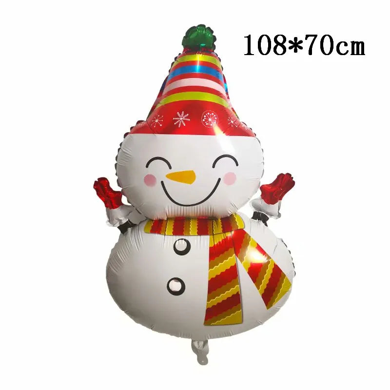 Ballon bonhomme de neige père Noël ballons arbre de noël décoration