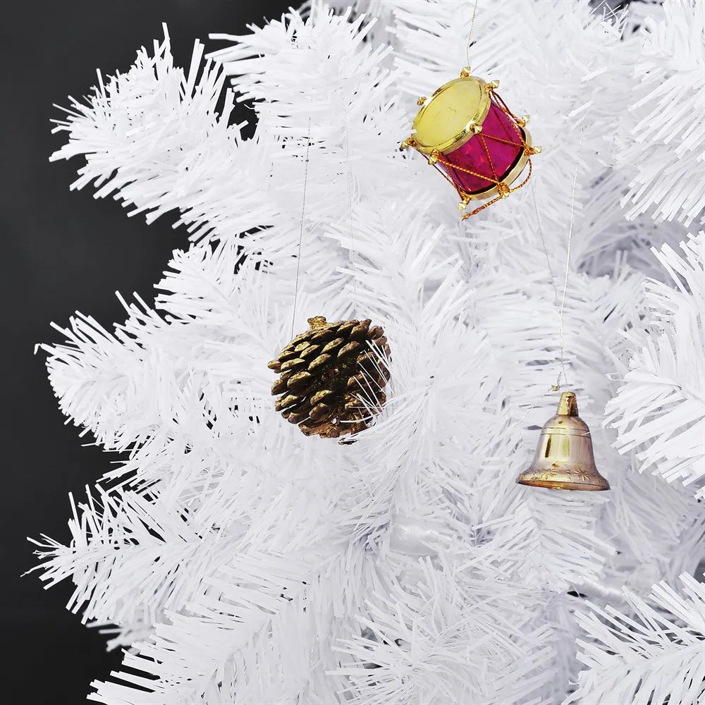 MCOM-Sapin de Noël Artificiel Décorations de Salle de Bain, Vert, 150/180 cm Inclus