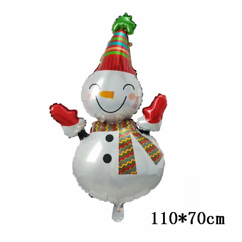 Ballon bonhomme de neige père Noël ballons arbre de noël décoration