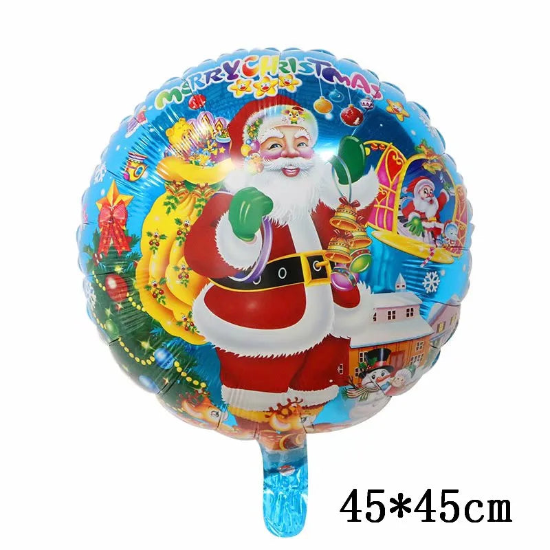 Ballon bonhomme de neige père Noël ballons arbre de noël décoration