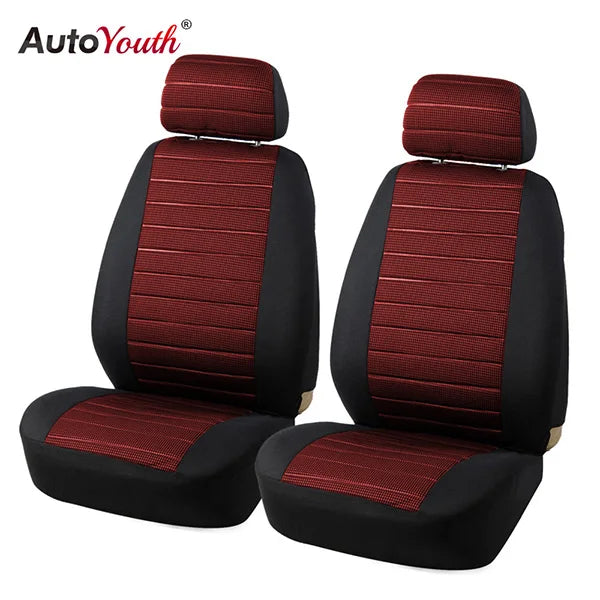 AUTOYOUTH housses de siège de voiture avant Airbag Compatible universel ajustement la plupart des accessoires de voiture SUV housse de siège de voiture pour Toyota 3 couleurs