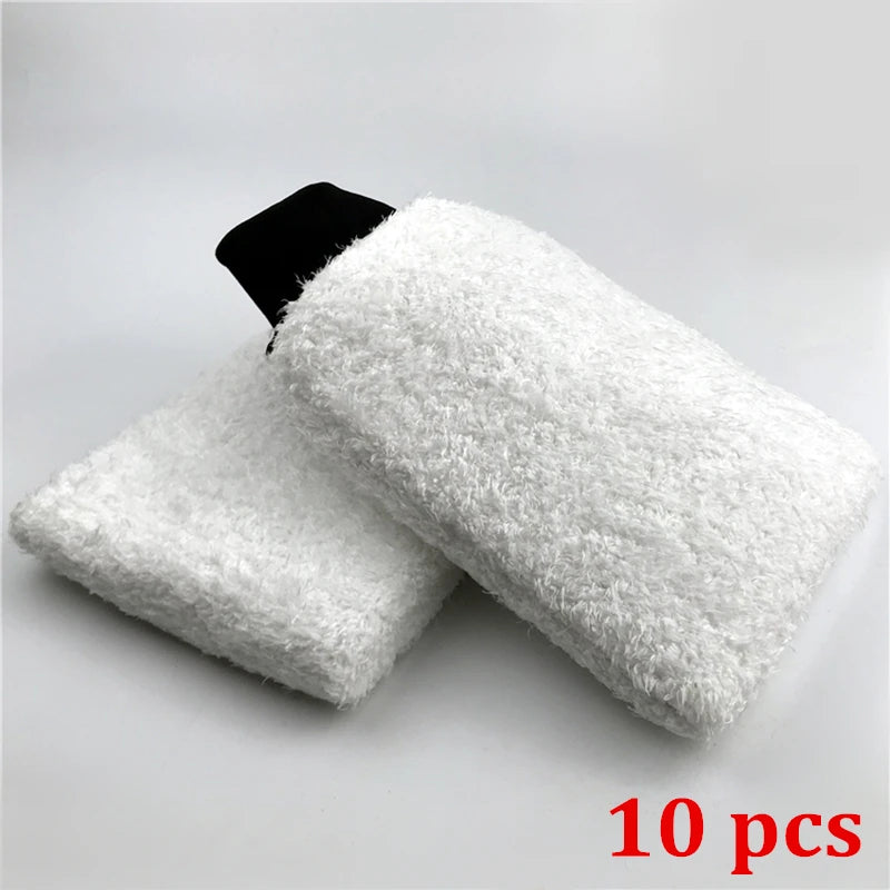 Lucullan dernier gant de lavage de voiture Ultra doux facile à sécher en microfibre Premium gant de détail automatique idéal pour deux seaux de lavage