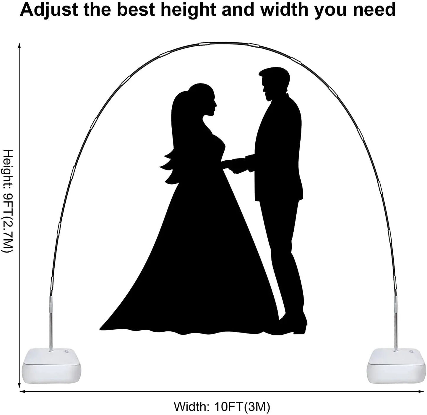 Ensemble d'Arche à Ballons pour Table à Manger, Pilier Arqué, Décoration de Mariage, ixd'Anniversaire pour Enfants, Réception-Cadeau pour Bébé