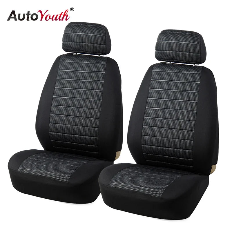 AUTOYOUTH housses de siège de voiture avant Airbag Compatible universel ajustement la plupart des accessoires de voiture SUV housse de siège de voiture pour Toyota 3 couleurs