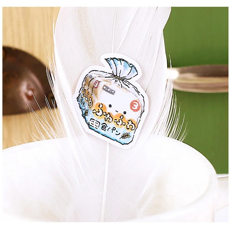 40 pièces créatif mignon fait maison pain histoire/aliment Scrapbooking autocollants/autocollant décoratif/bricolage artisanat Albums photos Kawaii