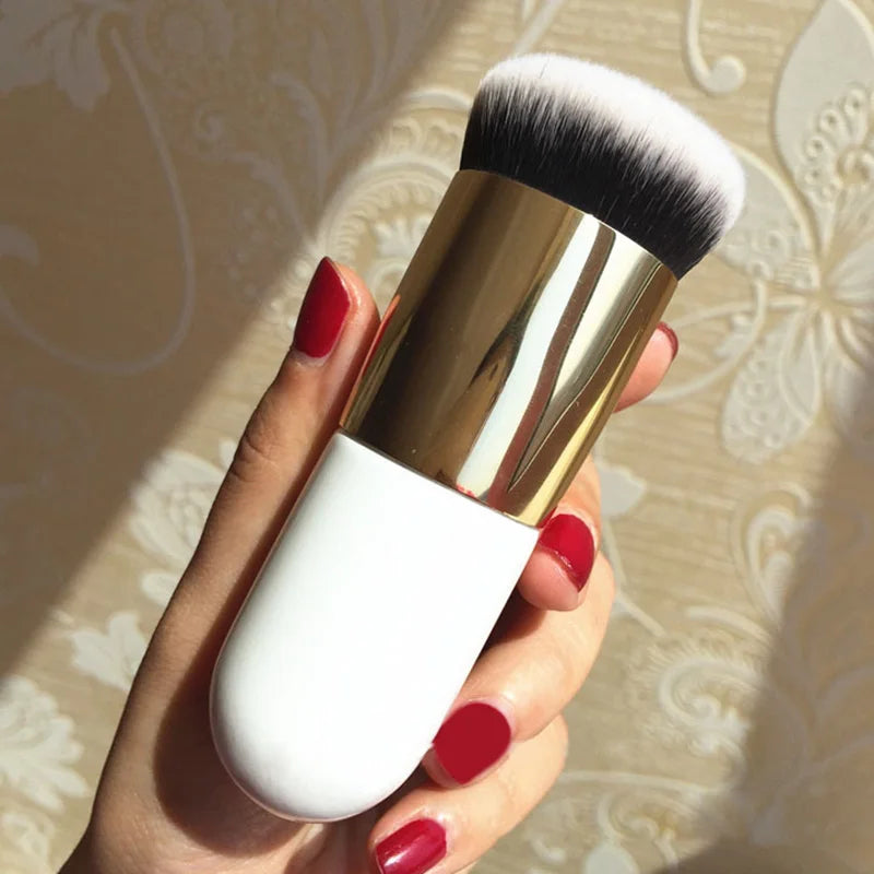 Nouveau Chubby Pier fond de teint brosse plat crème pinceaux de maquillage professionnel cosmétique maquillage brosse