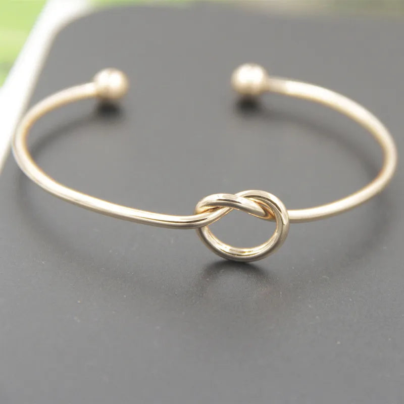 Manchette ouverte Punk Bracelets & Bracelet bijoux de mode pour femmes hommes pulseras mujer battement de coeur feuille flèche Triangle coeur Bracelet chaud