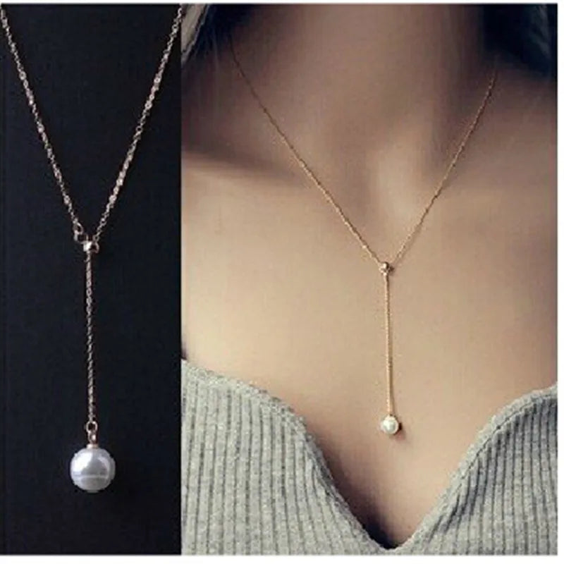 Mode minimaliste deux feuilles pendentif colliers pour femmes bijoux