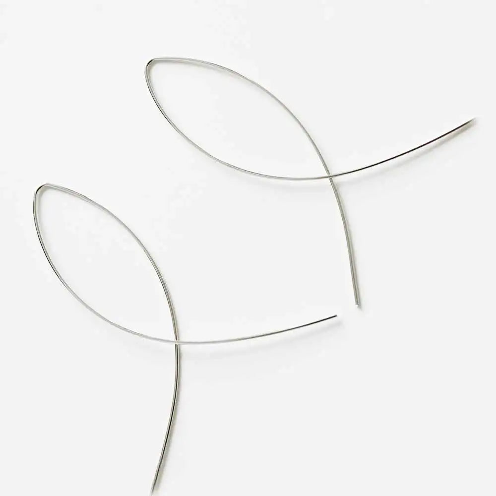 KISSWIFE 2018 nouvelle mode Punk couleur or Simple Long fil de pêche pour les femmes Fine longue oreille boucles d'oreilles bijoux