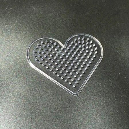 8 pièce/lot 5mm Hama perles modèle pochoir en plastique Puzzle PUPUKOU perles bricolage forme transparente Puzzle modèle PUPUKOU