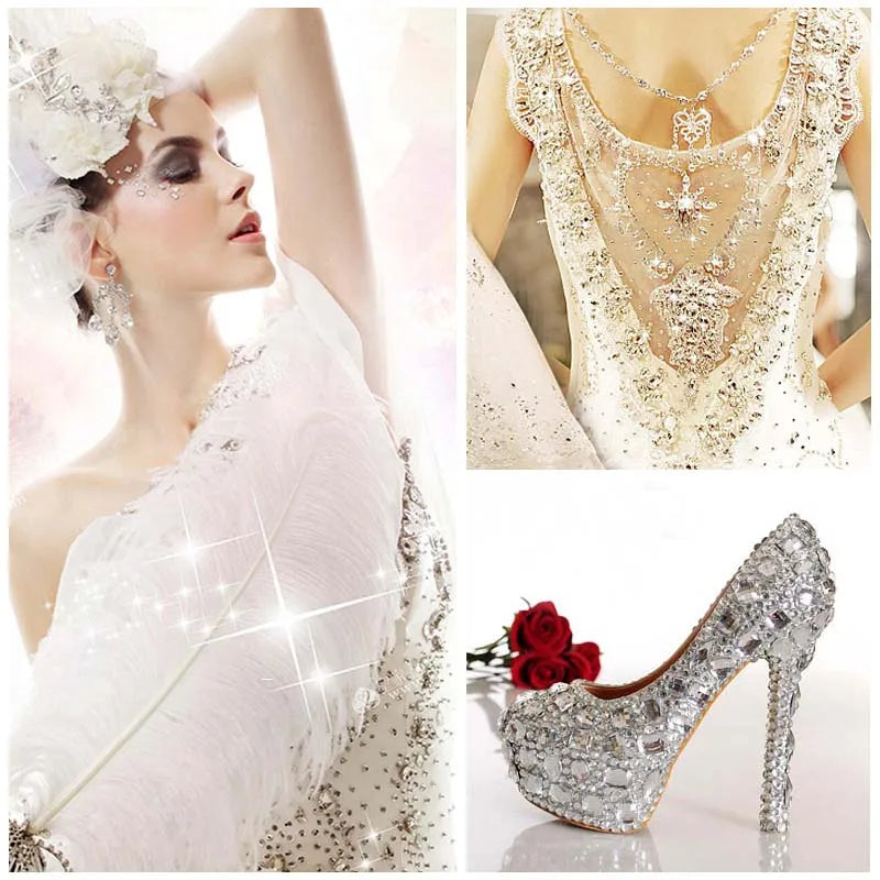 Lot de 68 strass brillants en cristal blanc, tailles variées, à dos plat, à coudre, accessoires de couture pour vêtements et loisirs créatifs