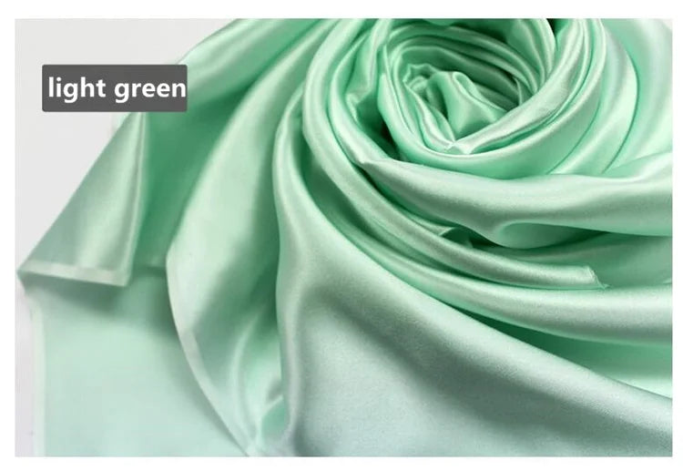 Tissu en soie 100% soie de mûrier, couleur unie, multicolore, largeur 114cm, soie teinte unie