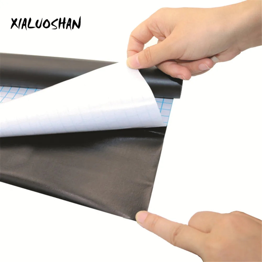 Autocollant de tableau noir en vinyle amovible, 45x100cm, tableau effaçable, apprentissage scolaire, bureau, Graffiti, avis, autocollant mural auto-adhésif