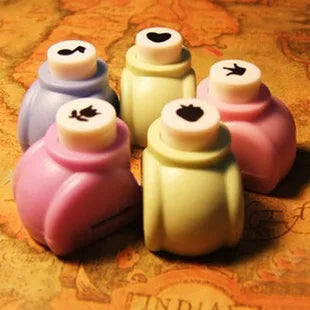 Mini poinçons de scrapbooking faits à la main, coupeur de carte, artisanat, impression de calicot, bricolage, fleur, papier, poinçon, forme de perforateur