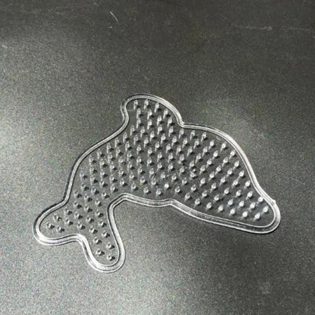 8 pièce/lot 5mm Hama perles modèle pochoir en plastique Puzzle PUPUKOU perles bricolage forme transparente Puzzle modèle PUPUKOU