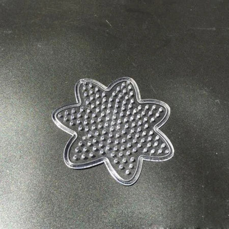 8 pièce/lot 5mm Hama perles modèle pochoir en plastique Puzzle PUPUKOU perles bricolage forme transparente Puzzle modèle PUPUKOU