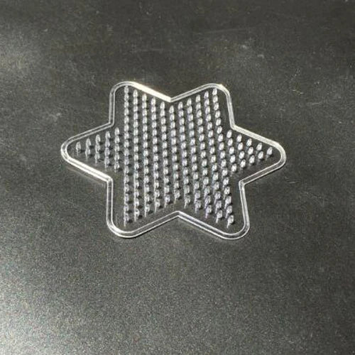 8 pièce/lot 5mm Hama perles modèle pochoir en plastique Puzzle PUPUKOU perles bricolage forme transparente Puzzle modèle PUPUKOU