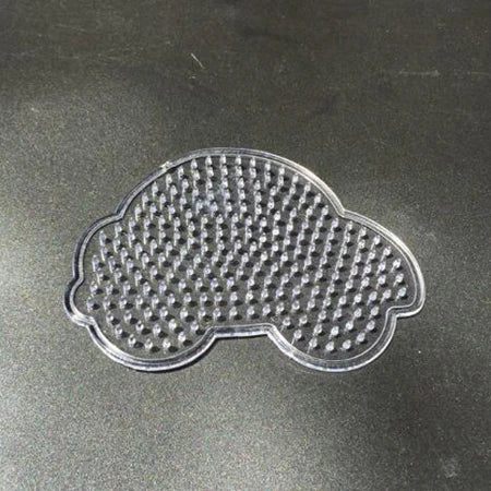 8 pièce/lot 5mm Hama perles modèle pochoir en plastique Puzzle PUPUKOU perles bricolage forme transparente Puzzle modèle PUPUKOU