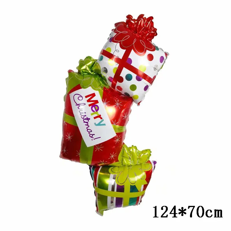 Ballon bonhomme de neige père Noël ballons arbre de noël décoration