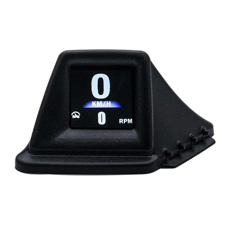 Gadget HUD multifonction OBD2 + GPS, ordinateur de bord, montant A, installation de garniture, RPM Turbo, pression d'huile, température de l'eau, compteur de vitesse GPS, nouveau