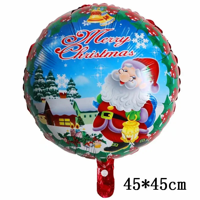 Ballon bonhomme de neige père Noël ballons arbre de noël décoration