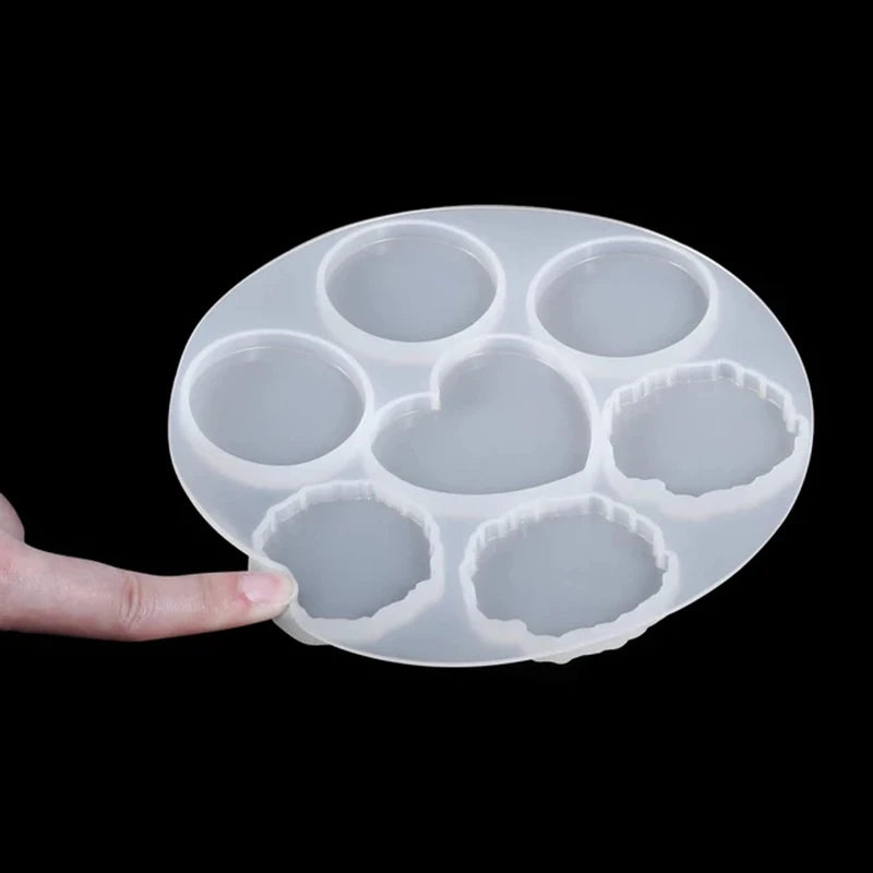 Support de téléphone portable irrégulier, moule en résine époxy pour bricolage, Support de téléphone portable, moule en Silicone, Support de poignée de téléphone, outils de Support de bureau