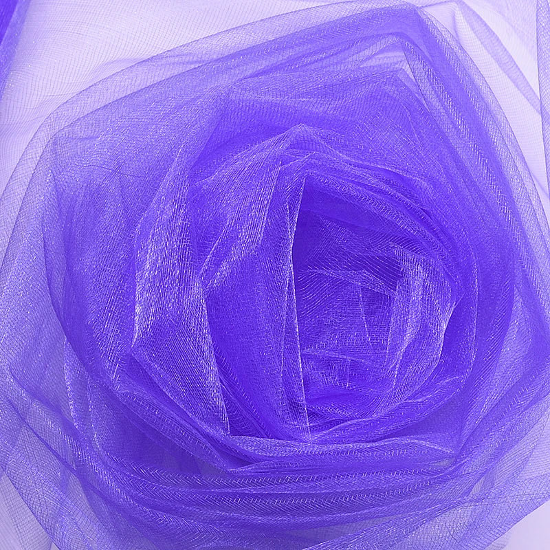 48cm * 5mètre Tissu de rouleau de tulle en organza de cristal transparent pour le drapage Cérémonie de mariage Fête Décoration de la maison Décoration du Nouvel an