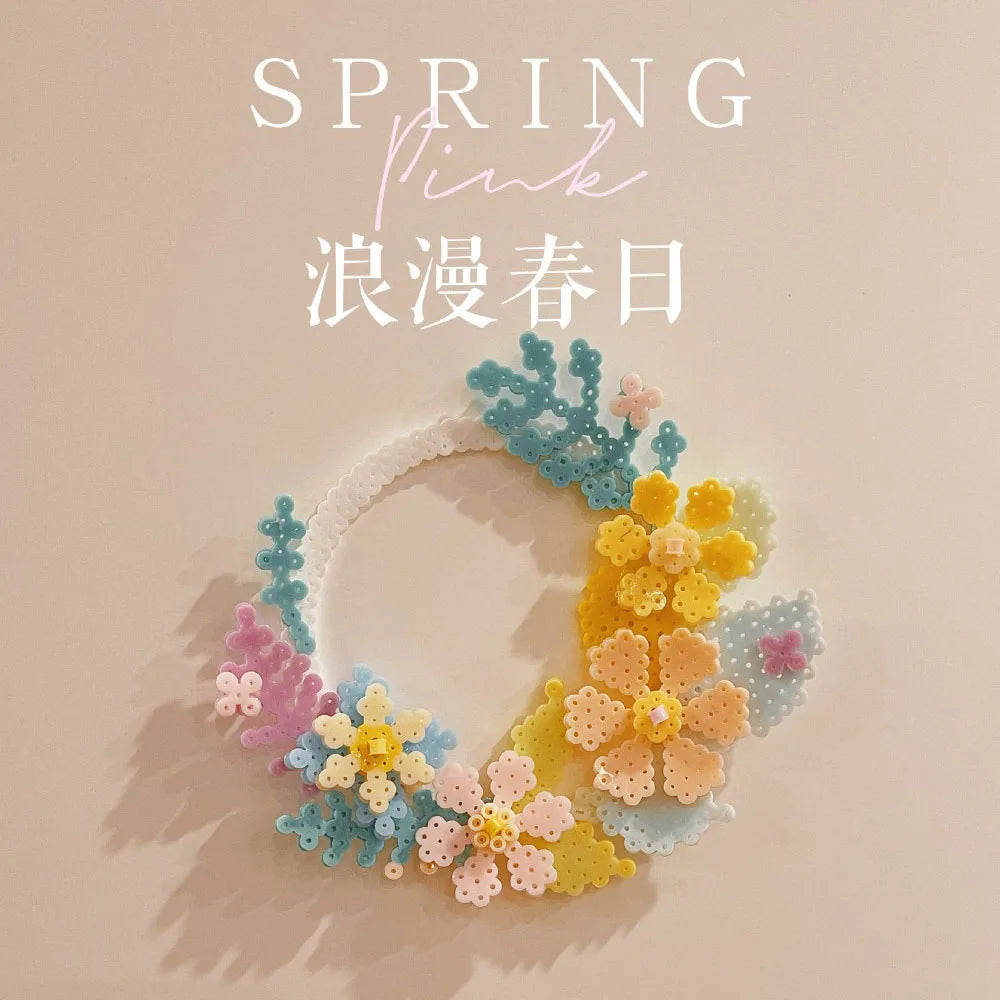 8 pièce/lot 5mm Hama perles modèle pochoir en plastique Puzzle PUPUKOU perles bricolage forme transparente Puzzle modèle PUPUKOU