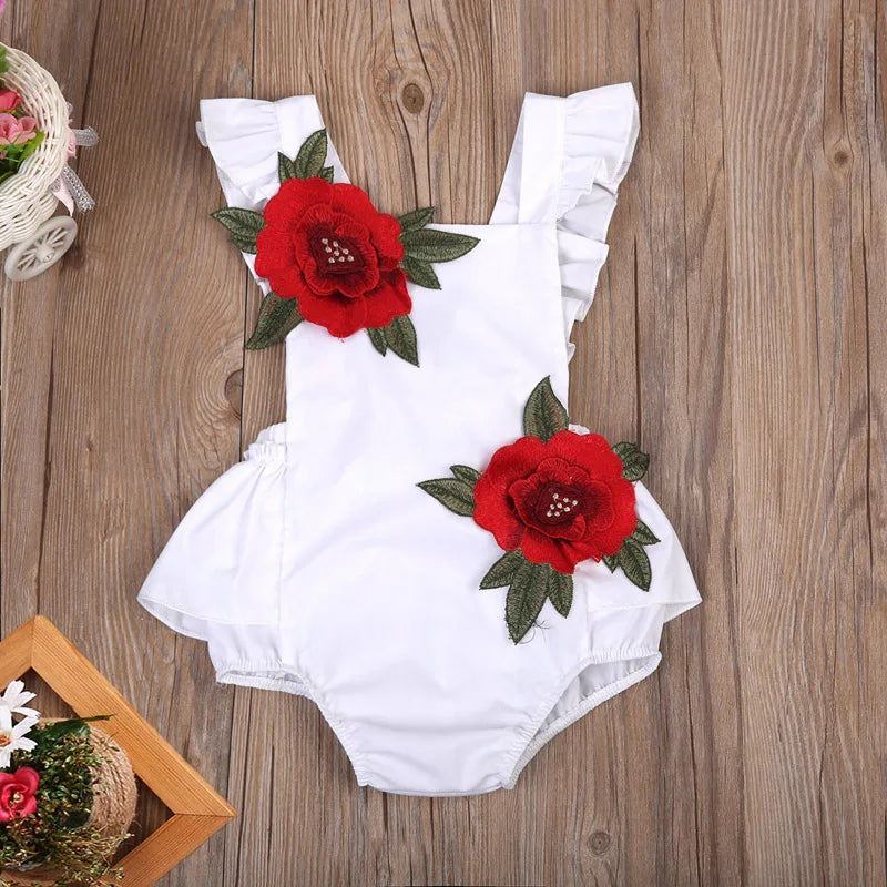 Barboteuse florale pour bébé fille, combinaison pour nouveau-né, vêtements pour tout-petits, costume de batterie, combinaison de soleil, tenues pour enfants, nouveau, été, 2021