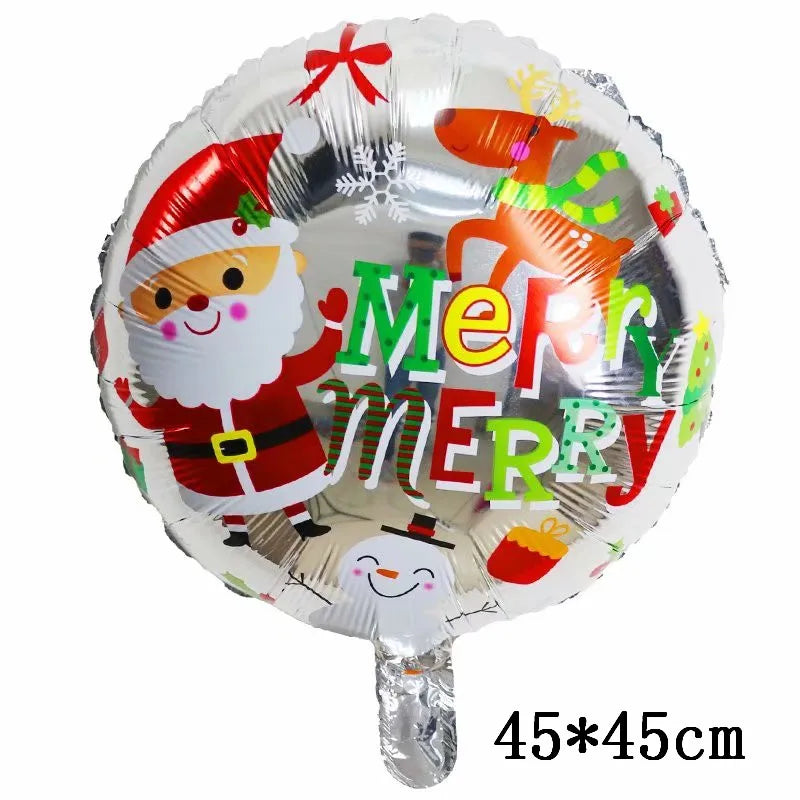 Ballon bonhomme de neige père Noël ballons arbre de noël décoration