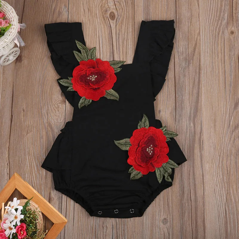 Barboteuse florale pour bébé fille, combinaison pour nouveau-né, vêtements pour tout-petits, costume de batterie, combinaison de soleil, tenues pour enfants, nouveau, été, 2021