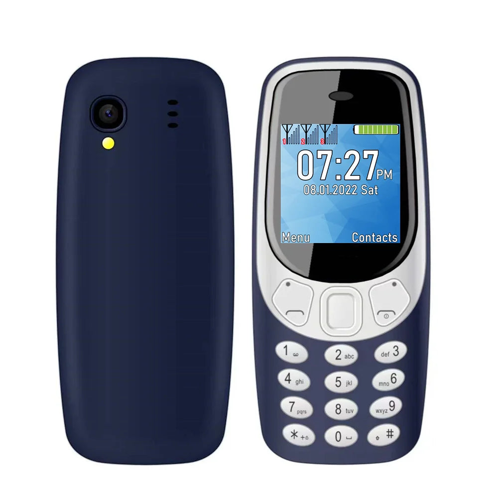 SERVO Petit Téléphone Portable Bluetooth Dialer voix Magique Faible Rayonnement Téléphone Enregistrement D'appel 2/3 SIM GSM Débloqué Mini Téléphone Portable