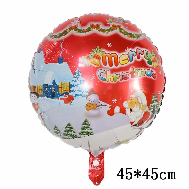Ballon bonhomme de neige père Noël ballons arbre de noël décoration