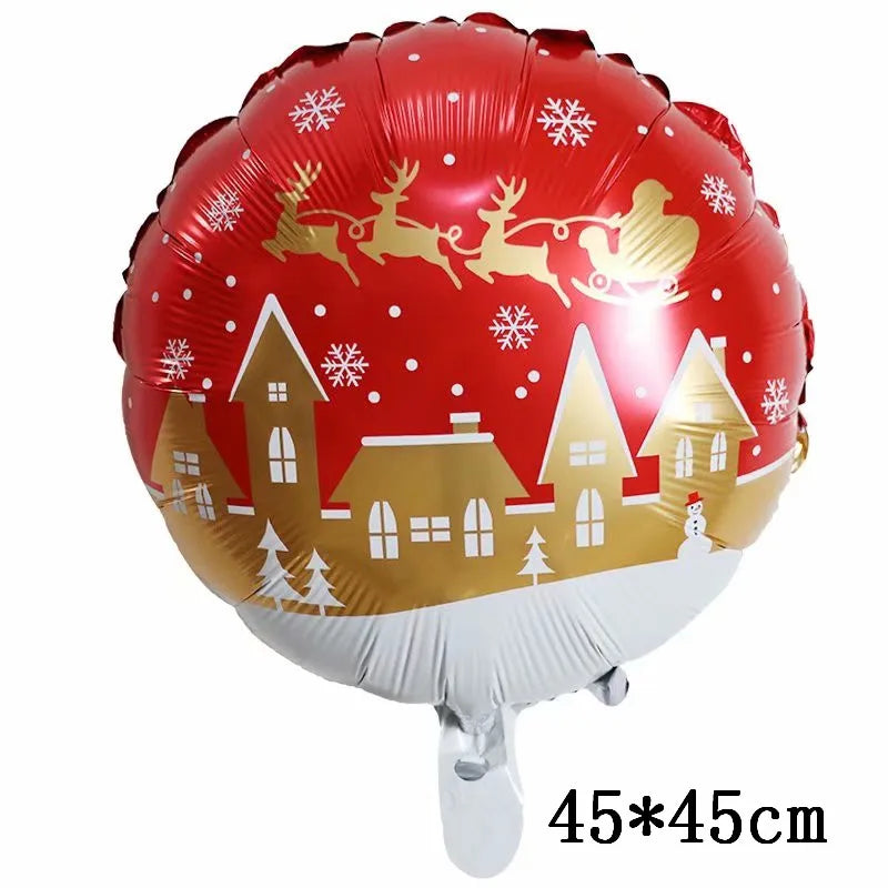 Ballon bonhomme de neige père Noël ballons arbre de noël décoration