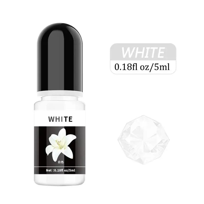 Pigment de résine d'élection xy, liquide, colorant de résine UV, tournant transparent pour résine UV, colle AB, coloration bricolage, fabrication de bijoux d'art, 5ml