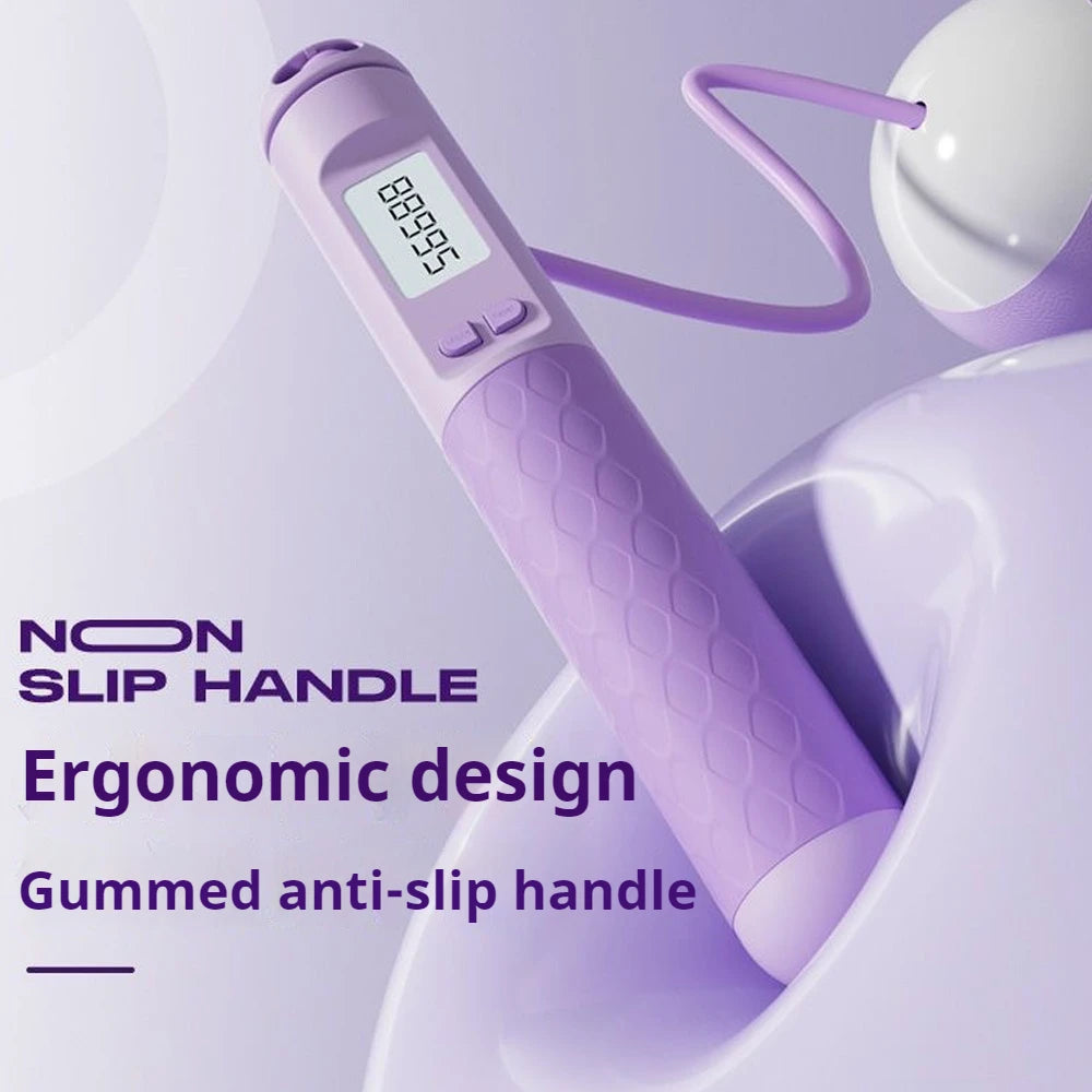 Corde à sauter sans corde avec compteur numérique pour un suivi précis de vos performances