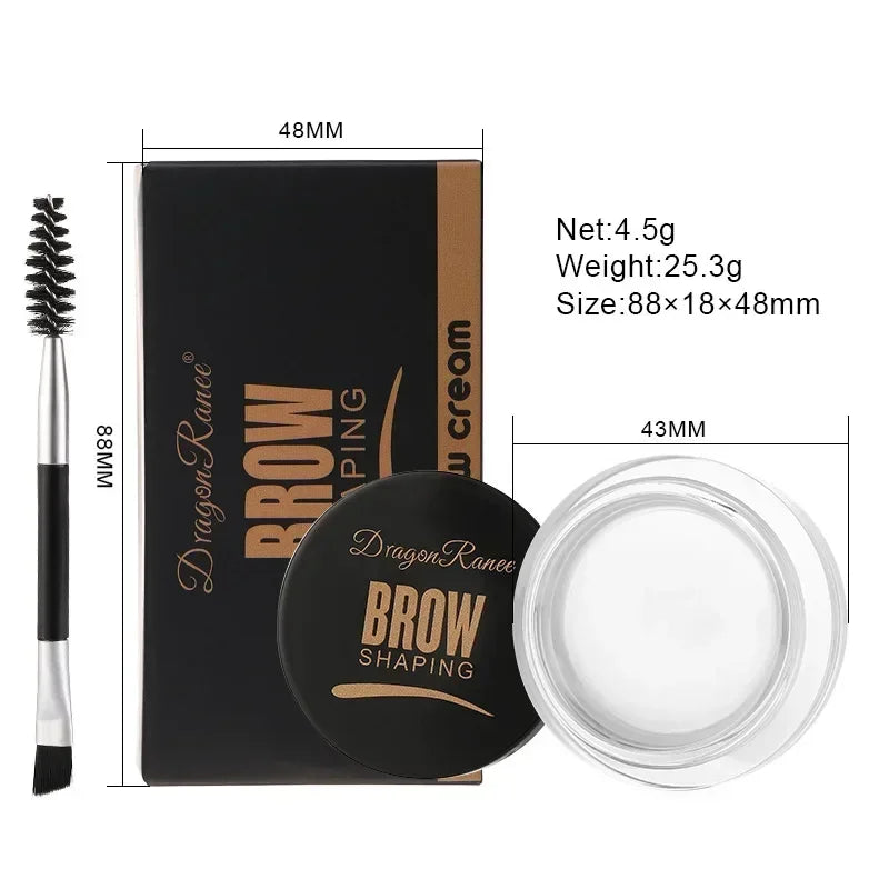 Eyeliner mat crème à sourcils Gel imperméable longue durée contour marron noir crème à sourcils crème à sourcils sauvages correcteur