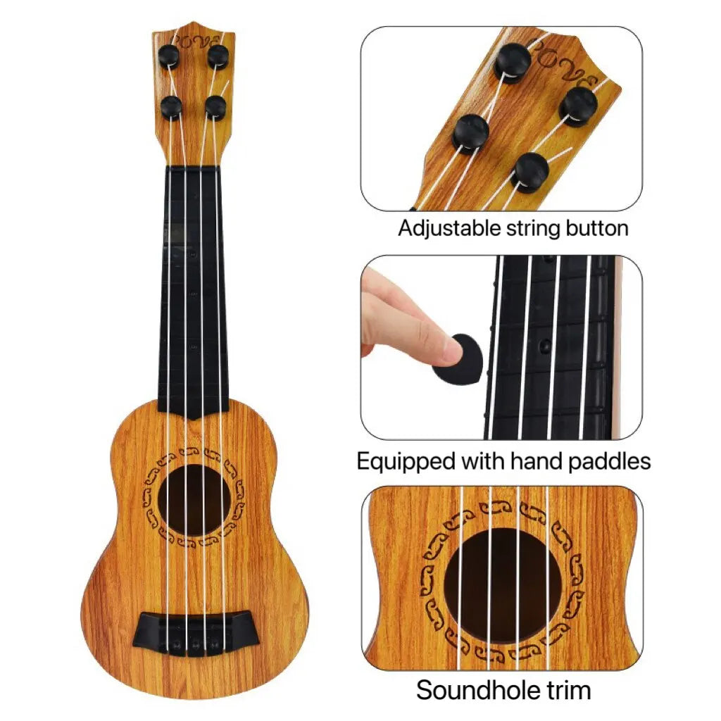 35cm Enfants Guitare Jouet Peut Être Utilisé Pour Jouer Des Instruments Élémentaires Avec Palettes Simulant Yukrili Musique Jouets