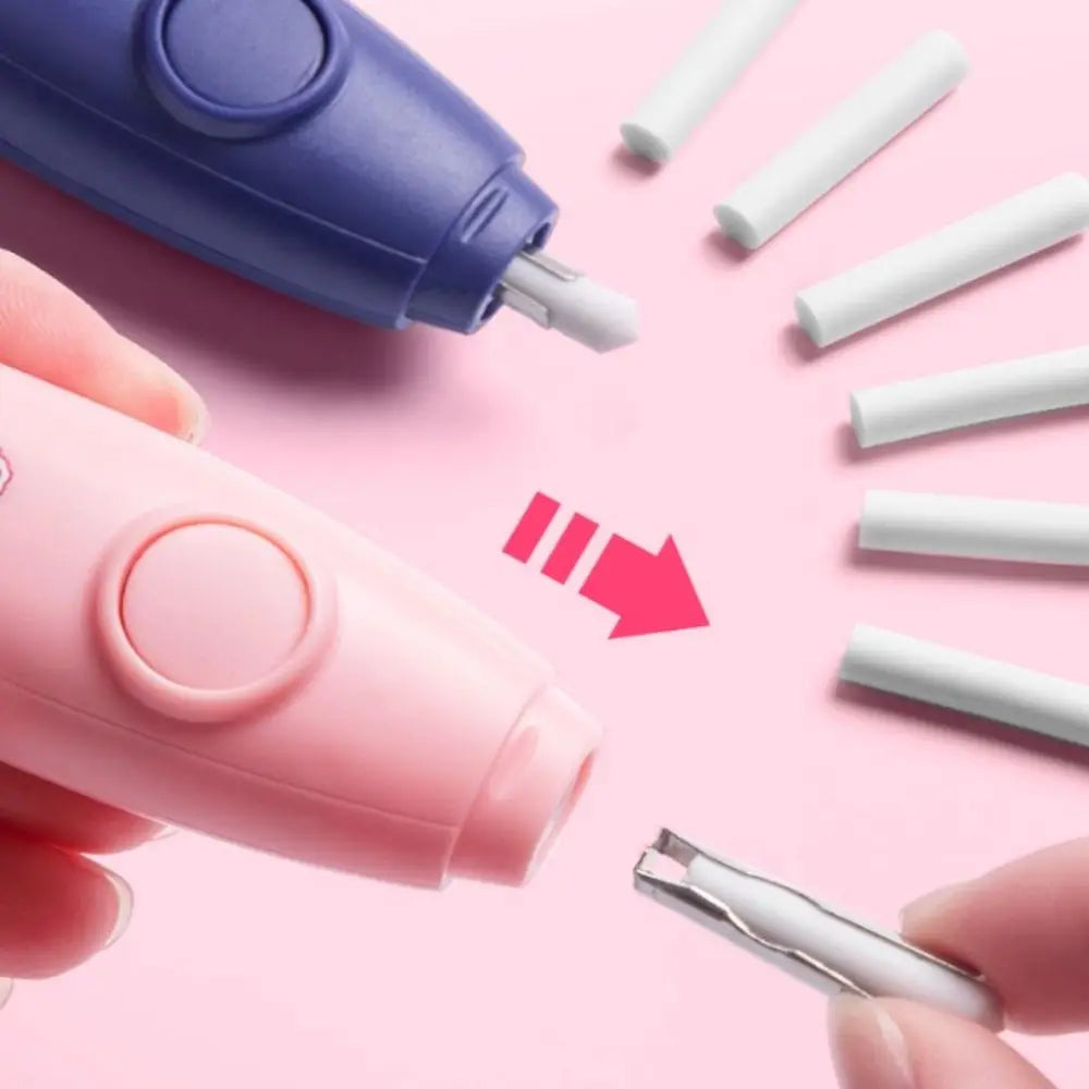 Gomme électrique de remplacement de noyau avec des maux quotidiens, moins de débris de caoutchouc économe en main-d 'œuvre, gomme automatique, ne laisse pas de marque