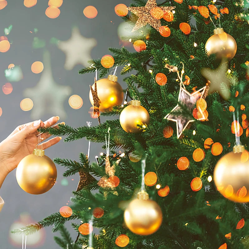 Ornements de boule de Noël pour la décoration de la maison, arbre de Noël 100, 2024 pièces