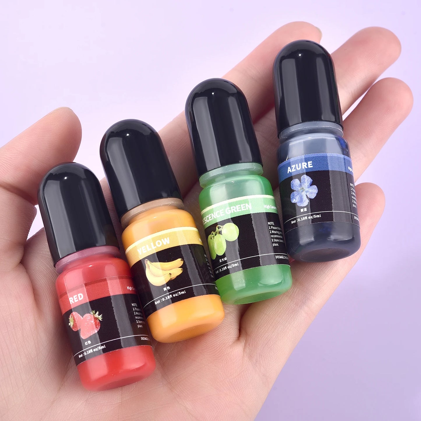 Pigment de résine d'élection xy, liquide, colorant de résine UV, tournant transparent pour résine UV, colle AB, coloration bricolage, fabrication de bijoux d'art, 5ml