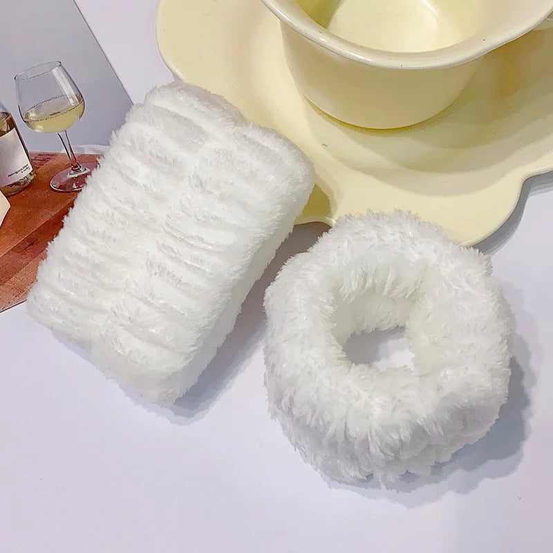 Bandeau de lavage de poignet en microfibre, serviette de lavage de poignet, chouchous pour laver le visage, bandeau absorbant pour femmes