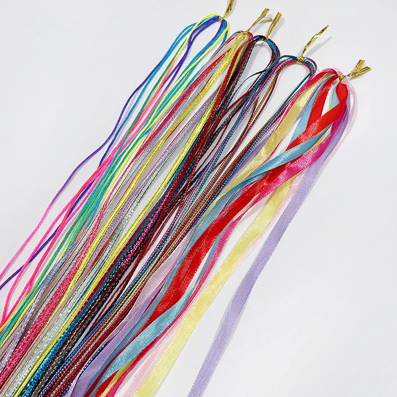 90 cm mélange coloré 4-30 pièces tresses de cheveux brins de corde pour tresses africaines filles bricolage queue de cheval tresses femmes style cheveux accessoires
